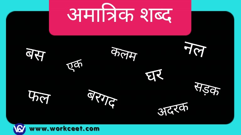 Amatrik Shabd Vakya Worksheet PDF