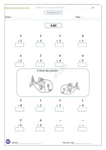 Addition Practice Set PDF Worksheet 4