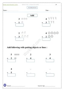 Addition Practice Set PDF Worksheet 2