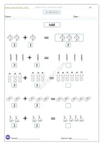 Addition Practice Set PDF Worksheet