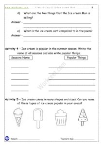 Class 5th English Chapter 1 Download PDF Worksheet NCERT/CBSE 3